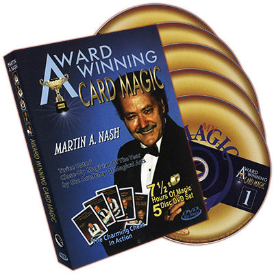 Card Magic primé (ensemble de 5 DVD) par Martin Nash - DVD 