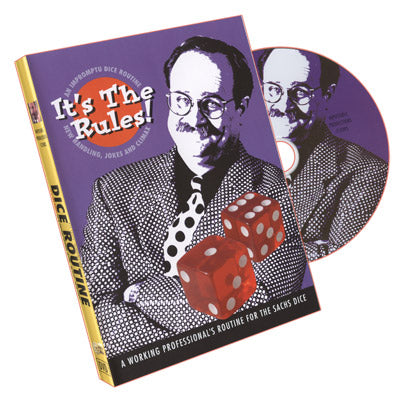 It's The Rules ( DICE ROUTINE ) by Bob Sheets - DVD - Wizard Magic Shop