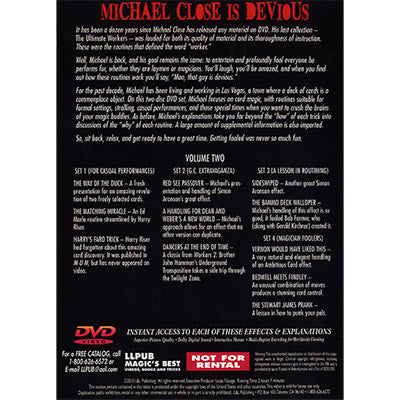 Devious Volume 2 de Michael Close et L&amp;L Publishing - DVD 