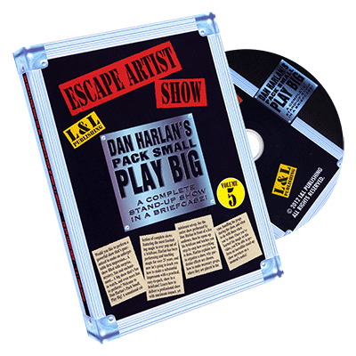 Harlan Escape Artist Show - DVD - Wizard Magic Shop