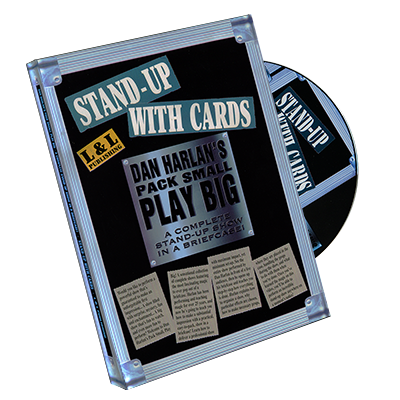 Harlan Stand Up With Cards - DVD - Wizard Magic Shop