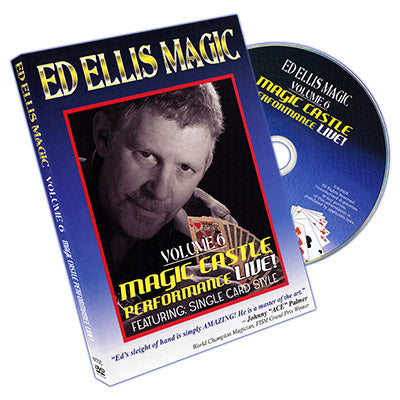 Magic Castle Performance Vol. 6 Live by Ed Ellis - DVD - Wizard Magic Shop