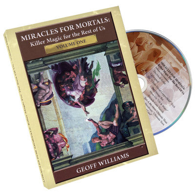 Miracles For Mortals Volume One by Geoff Williams - DVD - Wizard Magic Shop