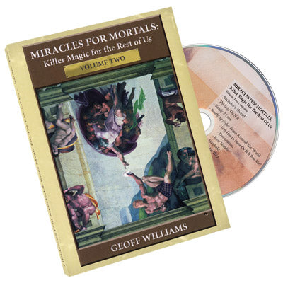 Miracles For Mortals Volume Two by Geoff Williams - DVD - Wizard Magic Shop
