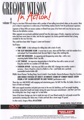 In Action Volume 3 by Gregory Wilson - DVD alternate view - Wizard Magic Shop