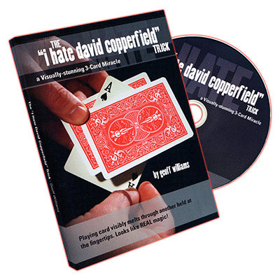 I Hate David Copperfield Trick by Geoff Williams - DVD - Wizard Magic Shop