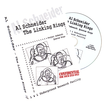Al Schneider Linking Rings by L&L Publishing - DVD - Wizard Magic Shop