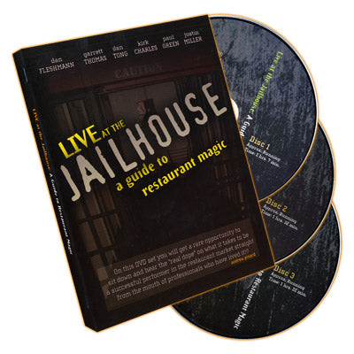 Live At the Jailhouse - A Guide to Restaurant Magic (3 DVD Set) -DVD - Wizard Magic Shop