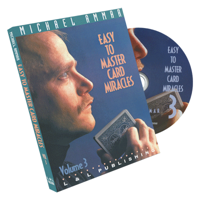 Easy to Master Card Miracles Volume 3 by Michael Ammar - DVD - Wizard Magic Shop