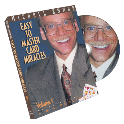 Easy to Master Card Miracles Volume 5 by Michael Ammar - DVD - Wizard Magic Shop