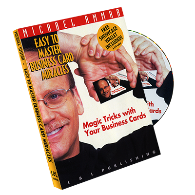 Business Card Miracles by Michael Ammar - DVD - Wizard Magic Shop