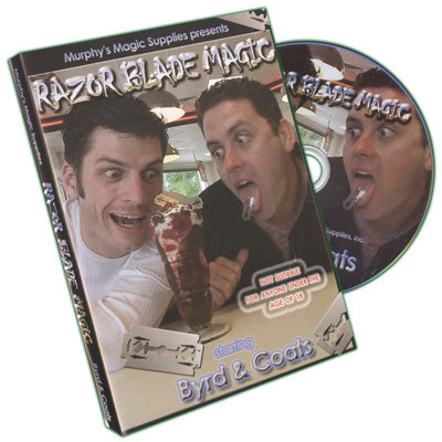 Razor Blade Magic by Byrd & Coats - DVD - Wizard Magic Shop