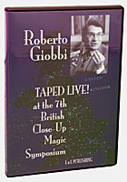 Roberto Giobbi Taped Live DVD - Wizard Magic Shop