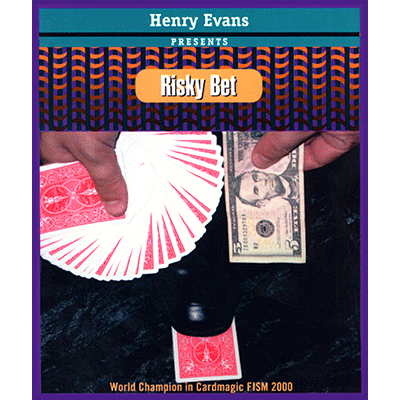 Risky Bet (Red) (US Currency, Gimmick and VCD) by Henry Evans - Wizard Magic Shop