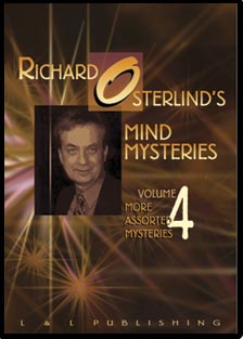 Mind Mysteries Vol 4 (More Assorted Mysteries) by Richard Osterlind - DVD - Wizard Magic Shop