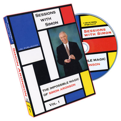 Sessions With Simon: The Impossible Magic Of Simon Aronson Volume 1 - DVD - Wizard Magic Shop