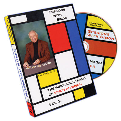 Sessions With Simon: The Impossible Magic Of Simon Aronson Volume 2 - DVD - Wizard Magic Shop