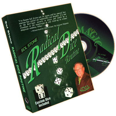Radical Dice Routine (With Dice) by Sol Stone - DVD - Wizard Magic Shop