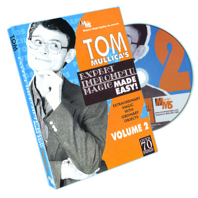 Mullica Expert Impromptu Magic Made Easy Tom Mullica- #2, DVD - Wizard Magic Shop