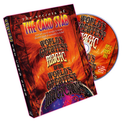 World's Greatest Magic: Card Stab - DVD - Wizard Magic Shop