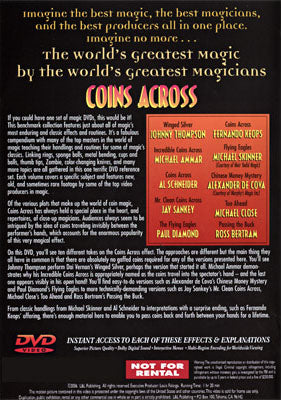 World's Greatest Magic: Coins Across - DVD alternate view - Wizard Magic Shop