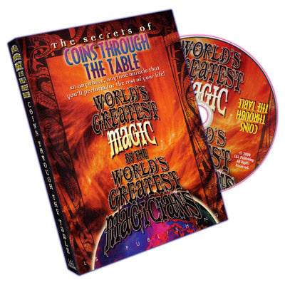 World's Greatest Magic: Coins Through Table - DVD - Wizard Magic Shop