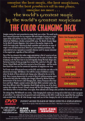World's Greatest Magic: Color Changing Deck Magic - DVD alternate view - Wizard Magic Shop