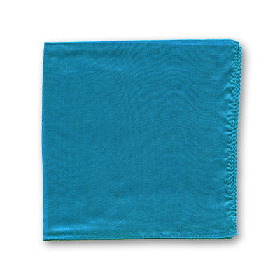 Silk 12 inch single (Turquoise) Magic by Gosh - Trick - Wizard Magic Shop