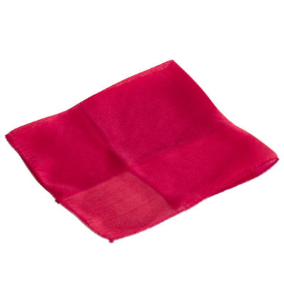 Silk 9 inch (Red) Magic by Gosh - Trick - Wizard Magic Shop