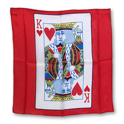 Silk 18 inch King of Hearts Card from Magic by Gosh - Trick - Wizard Magic Shop