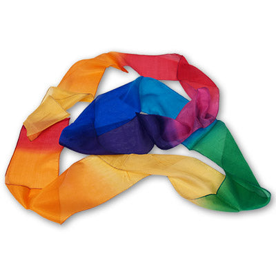 Multicolor Silk Streamer 4 inch by 9 feet from Magic by Gosh - Trick - Wizard Magic Shop