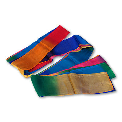 Multicolor Silk Streamer 4 inch by 30 feet from Magic by Gosh - Trick - Wizard Magic Shop