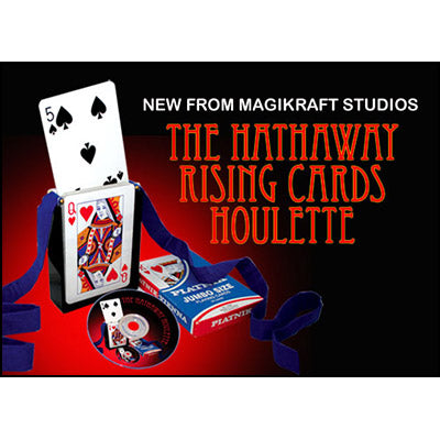 Hathaway Rising Cards Houlette (With DVD) by Martin Lewis - Trick - Wizard Magic Shop