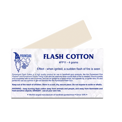 Theatre Effects Pyrowizard™ Flash Cotton - 4 grams - Wizard Magic Shop
