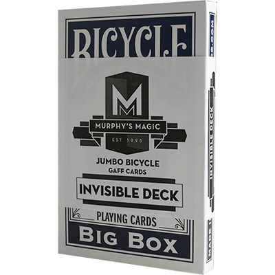 Jumbo Invisible Deck Bicycle (Blue) - Trick - Wizard Magic Shop