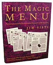 Magic Menu: Years 1 through 5 - Book - Wizard Magic Shop