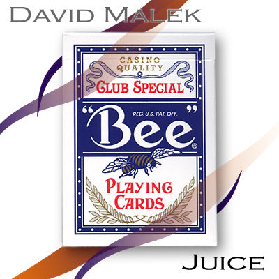 Marked Deck (Blue Bee Style, Juice) by David Malek - Wizard Magic Shop