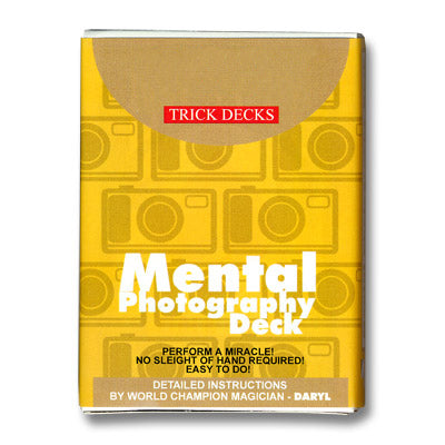 Mental Photo Deck Bicycle (Blue) - Wizard Magic Shop