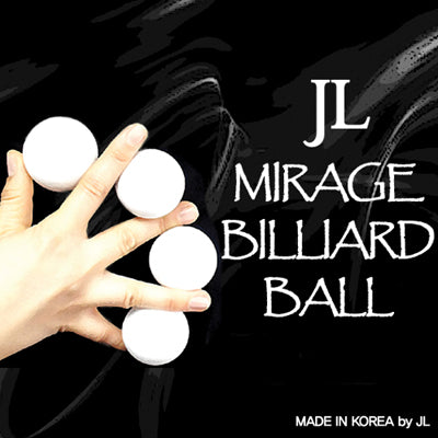 JL Lukas Ball by JL (WHITE, 3 Balls and Shell) - Wizard Magic Shop