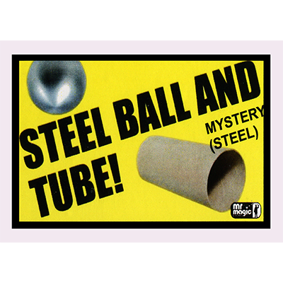Ball and Tube Mystery (Steel) by Mr. Magic - Trick - Wizard Magic Shop