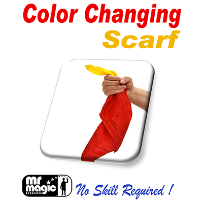Color Changing Silk Scarf by Mr. Magic - Trick - Wizard Magic Shop