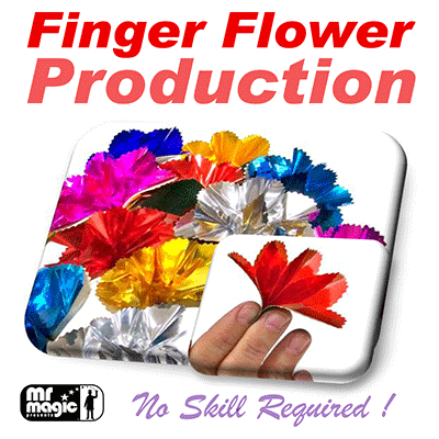 Finger Flower Production (Set of 16) by Mr. Magic - Trick - Wizard Magic Shop