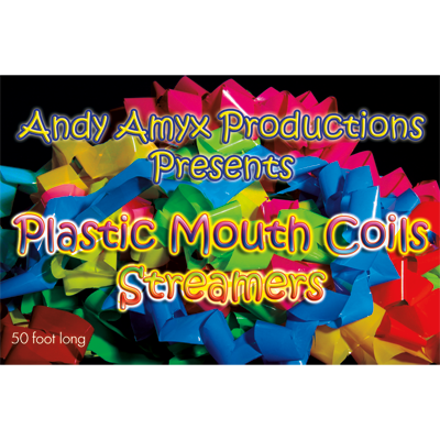 Plastic Mouth Coil (Rainbow) by Andy Amyx - Trick