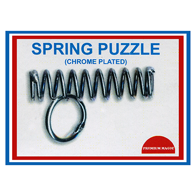 Spring Puzzle (Chrome Plated) by Premuim Magic - Trick - Wizard Magic Shop