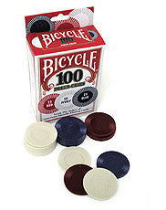 Poker Chip - regular Bicycle 100 - Wizard Magic Shop