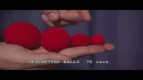 1 inch Crochet Balls (Red) by Uday - Trick