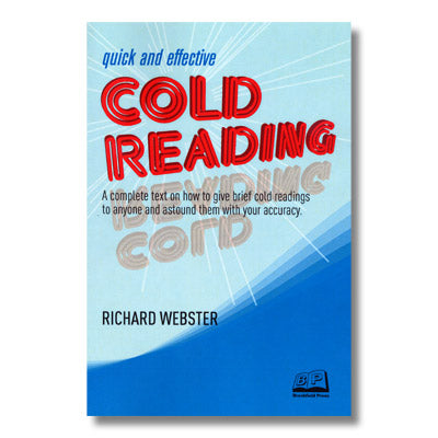 Quick and Effective Cold Reading by Richard Webster - Book - Wizard Magic Shop