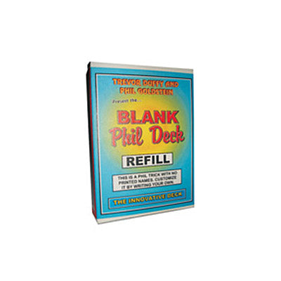 Refill for Blank Phil Deck by Trevor Duffy - Tricks - Wizard Magic Shop