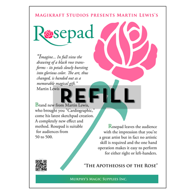 The Rose Pad REFILL by Martin Lewis - Trick - Wizard Magic Shop