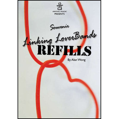 REFILL for Souvenir Linking Loverbands (20 link, 10 single, BANDS ONLY) by Alan Wong - Tricks - Wizard Magic Shop